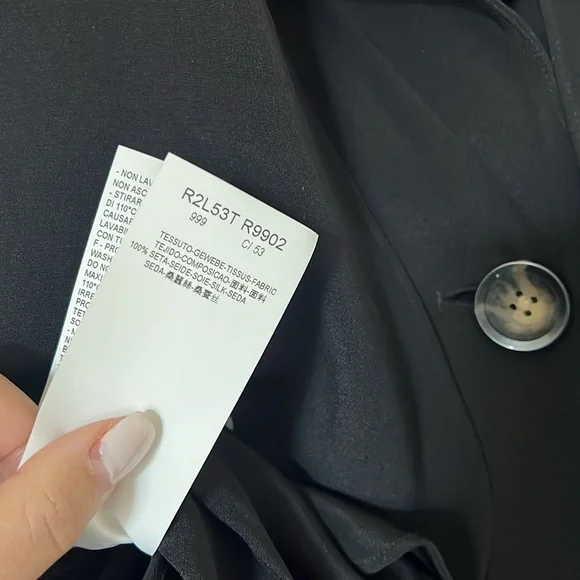 Emporio Armani Silk Trench Vest - Picture 9 of 9